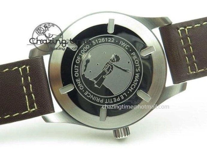 MIROTIME 0202 Mark XVII Le Petit Prince MK Maker 1:1 Best Edition SS Blue Dial On Brown Leather Strap A ComfortFit 7377